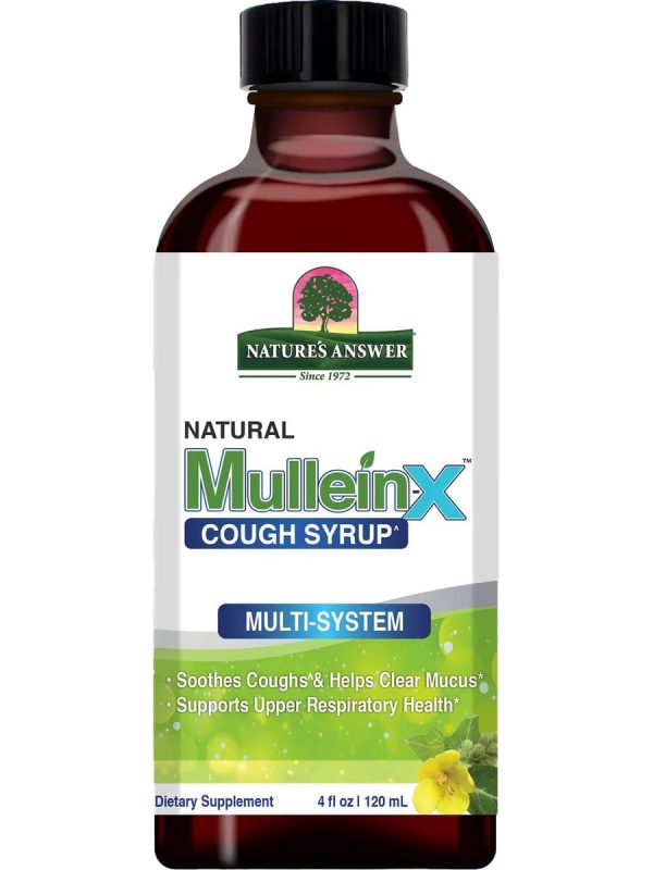 Nature s Answer, Mullein-X Multi-System Cough Syrup, 4 fl oz on Sale