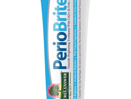 Nature s Answer, PerioBrite, Naturally Brightening Toothpaste, Wintermint, 4 oz on Sale