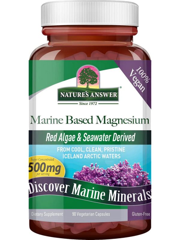 Nature s Answer, Marine Based Magnesium, 90 Vegetarian Capsules For Sale