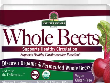 Nature s Answer, Whole Beets, 6.34 oz Hot on Sale