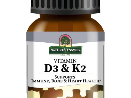 Nature s Answer, Vitamin D3 & K2 Liquid, 0.5 fl oz Hot on Sale