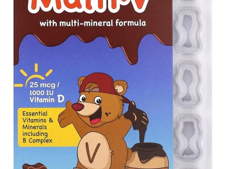 YumV s, Multi-V with Multi-Mineral Formula, 25 mcg, 1000 IU, Milk Chocolate, 60 Flavor Bears Cheap