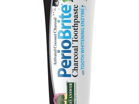 Nature s Answer, PerioBrite Charcoal, Peppermint Toothpaste, 4 fl oz For Sale