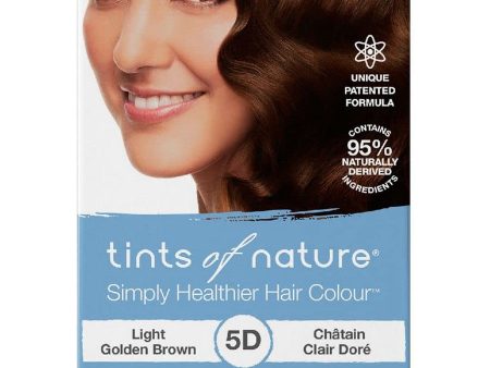 Tints of Nature, 5D, Light Golden Brown, Permanent Hair Colour, 4.4 US fl oz Online Hot Sale