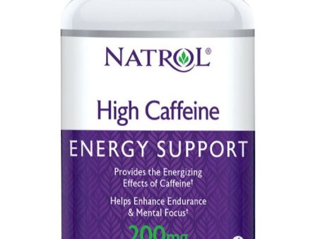 Natrol, High Caffeine Extra Strength 200 mg, 100 Tablets Online