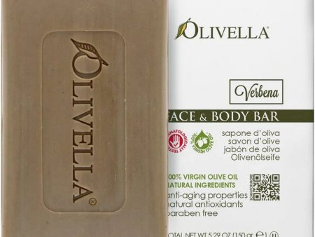 OLIVELLA, Bar Soap Verbena, 5.29 oz For Discount