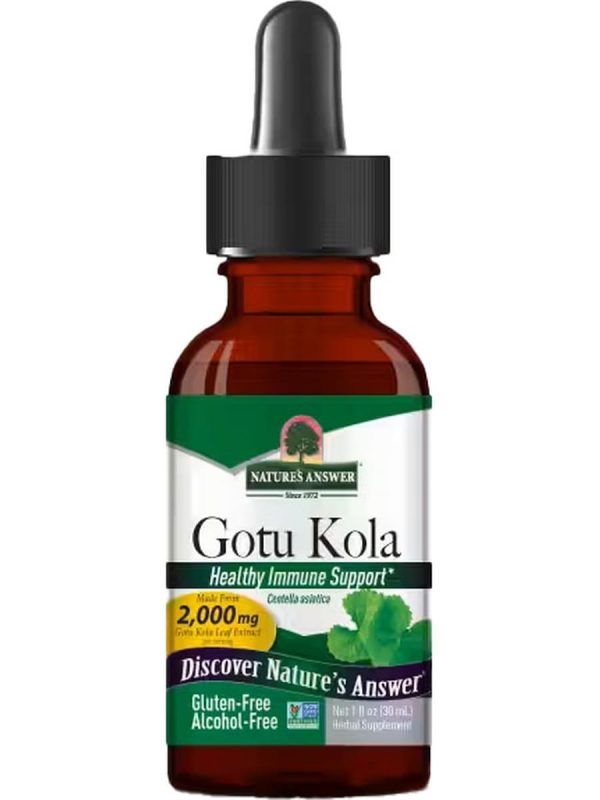 Nature s Answer, Gotu-Kola Extract, Alcohol-Free, 1 fl oz Fashion