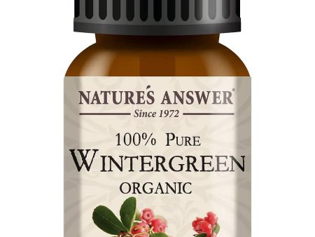 Nature s Answer, 100% Pure Wintergreen, Organic Essential Oil, 0.5 fl oz Supply