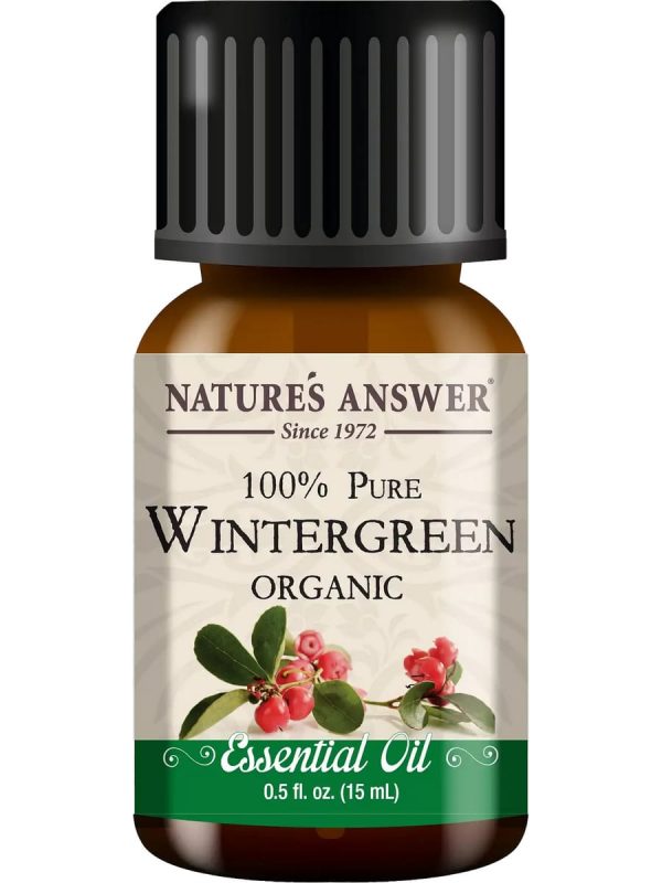 Nature s Answer, 100% Pure Wintergreen, Organic Essential Oil, 0.5 fl oz Supply