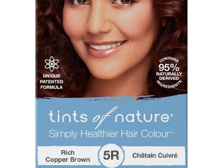 Tints of Nature, 5R, Rich Copper Brown, Permanent Hair Colour, 4.4 US fl oz For Discount