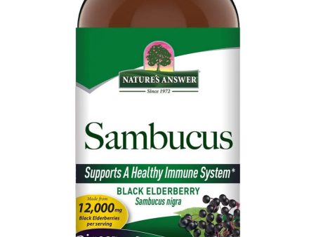 Nature s Answer, Sambucus, Black Elderberry, 16 fl oz For Sale