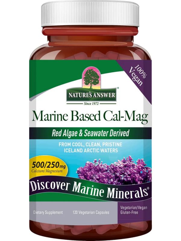 Nature s Answer, Marine Based Cal-Mag, 120 Vegetarian Capsules Fashion