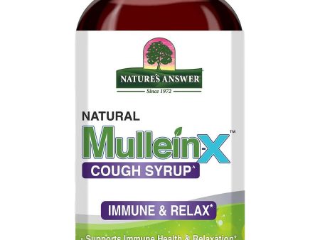 Nature s Answer, Mullein-X Immune & Relax Cough Syrup, 4 fl oz For Sale