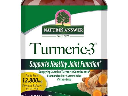 Nature s Answer, Turmeric-3, 90 Vegetarian Capsulse For Sale