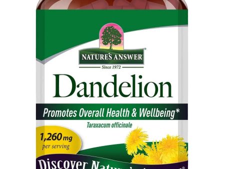 Nature s Answer, Dandelion, 90 Vegetarian Capsules Online