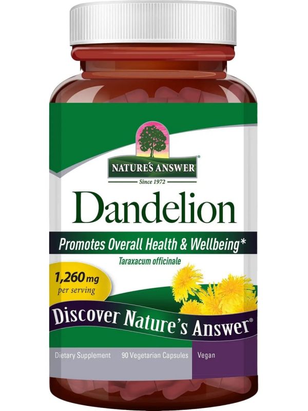 Nature s Answer, Dandelion, 90 Vegetarian Capsules Online