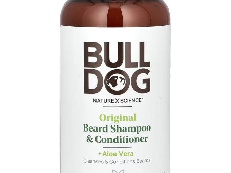 Bulldog Skincare, Original Beard Shampoo and Conditioner + Aloe Vera, 6.7 fl oz Sale