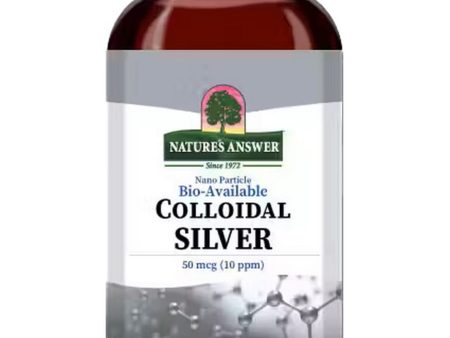 Nature s Answer, Colloidal Silver Liquid 50 mcg, 4 fl oz Online Hot Sale