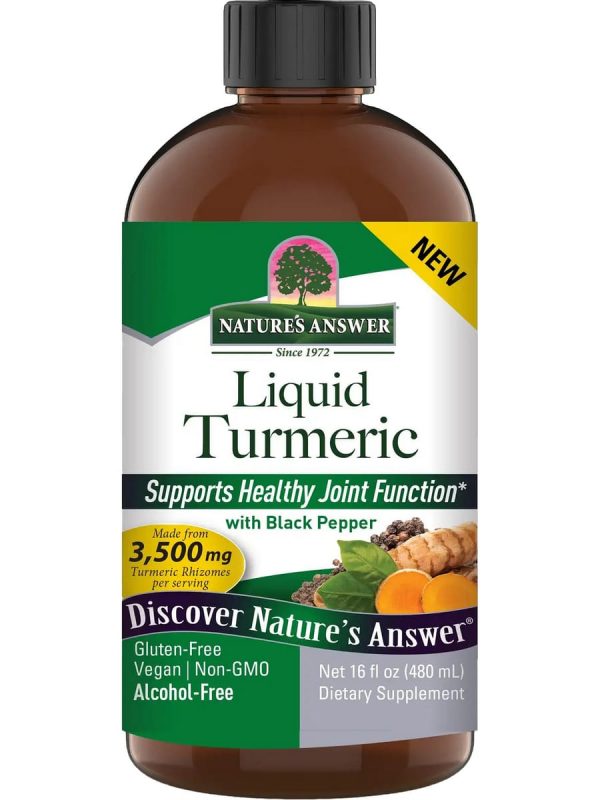 Nature s Answer, Turmeric with Black Pepper Liquid, 16 fl oz Sale