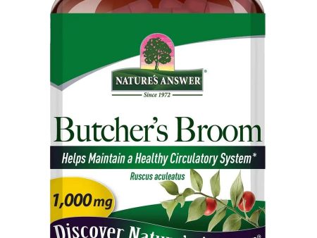 Nature s Answer, Butcher s Broom, 90 Vegetarian Capsules Online