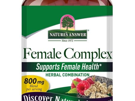 Nature s Answer, Female Complex, 800mg, 90 Vegetarian Capsules Online Hot Sale