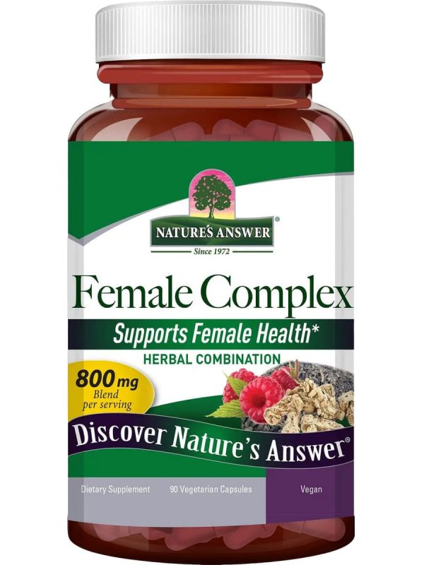 Nature s Answer, Female Complex, 800mg, 90 Vegetarian Capsules Online Hot Sale