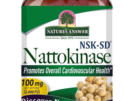 Nature s Answer, Nattokinase, 100 mg (2000 FU), 60 Vegetarian Capsules For Sale