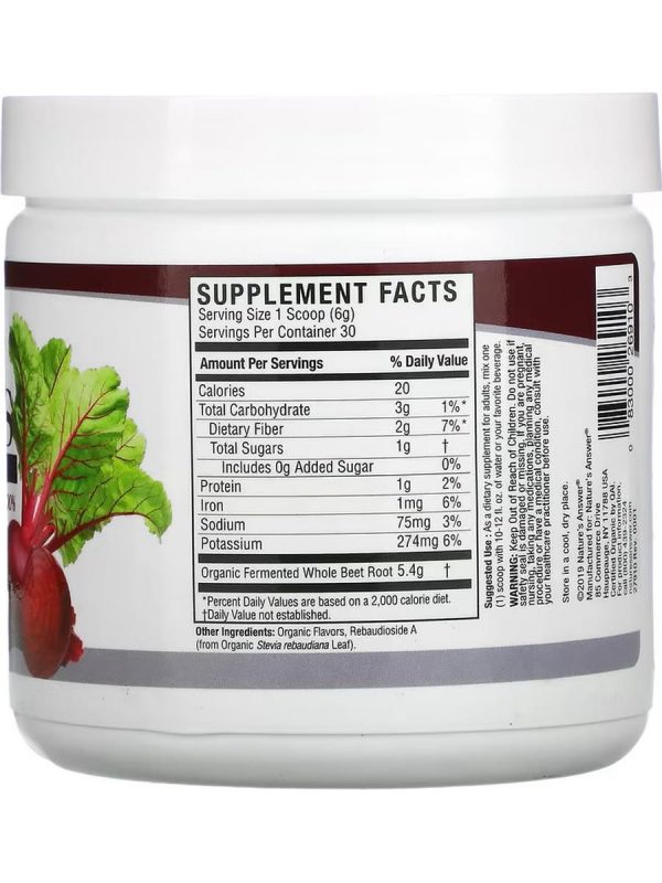 Nature s Answer, Whole Beets, 6.34 oz Hot on Sale