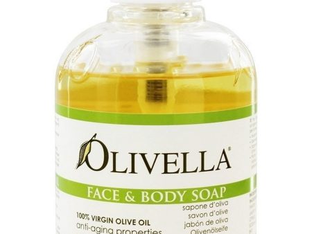 OLIVELLA, Liquid Face and Body Soap Pump, Original (Small), 10.14 fl oz For Cheap