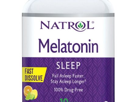 Natrol, Melatonin 10 mg Citrus Natural Flavor, 100 Tablets For Sale