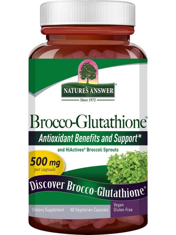 Nature s Answer, Brocco-Gluathione, 60 Vegetarian Capsulse Hot on Sale