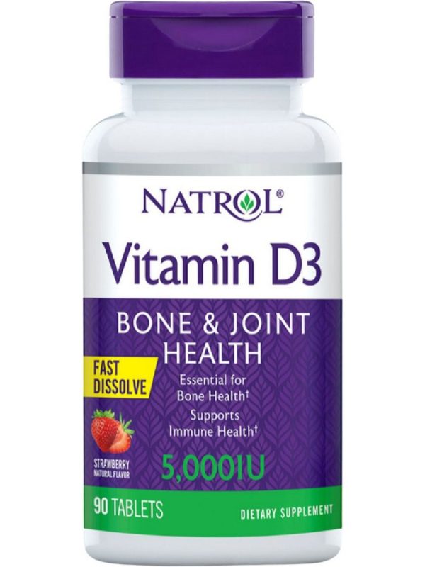 Natrol, Vitamin D3 5000IU, 90 Tablets Online Hot Sale