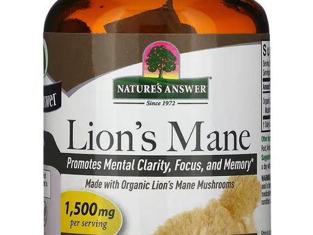 Nature s Answer, Lion s Mane, 90 Vegetarian Capsules For Cheap