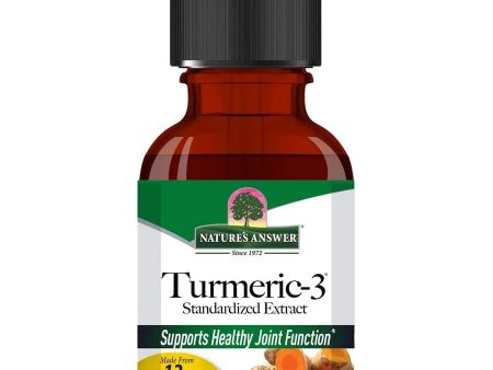 Nature s Answer, Turmeric 3, Standardized Extract, 1 fl oz Supply