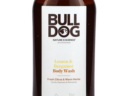 Bulldog Skincare, Lemon and Bergamot Body Wash, Fresh Citrus and Warm Herbs, 16.9 fl oz Hot on Sale