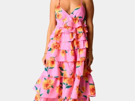 Callie Tiered Maxi Dress - Sunflower Fashion