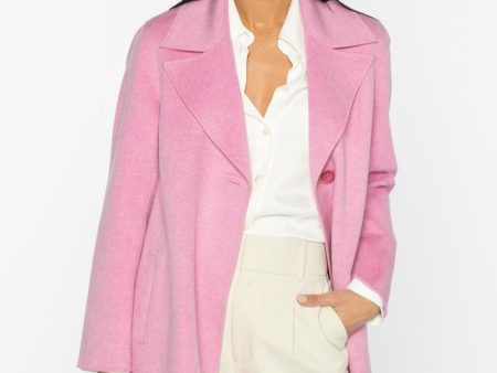 Notch Collar Swing Coat Online