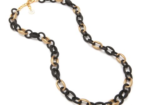 Natalia Barile Necklace Matte Black Hot on Sale