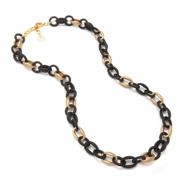 Natalia Barile Necklace Matte Black Hot on Sale