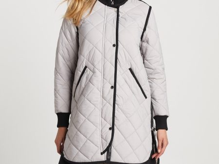 Libby Quilted Full Zip Coat - Cloud Supply