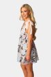 Melanie Tie-Shoulder Mini Dress - Fireworks Sale