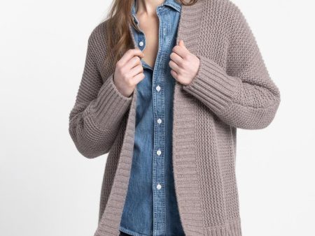 Cashmere Luxe Garter Stitch Cardigan Discount