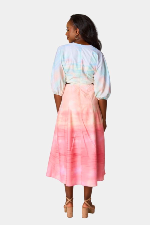 Maxine Cut Out Midi Dress - Unicorns Online Hot Sale