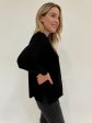 Shaina Center Seam Sweater - Black Online Hot Sale