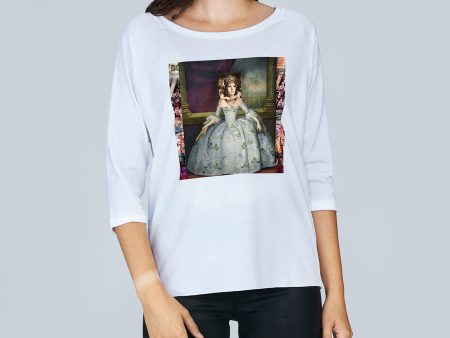 The Bailey 3 4 Sleeve Tee - Greta Garbo For Cheap