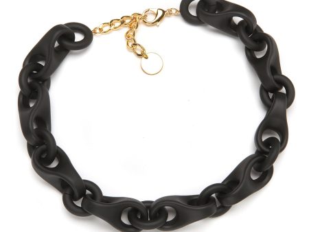 Audrey Barile Necklace Matte Black Fashion