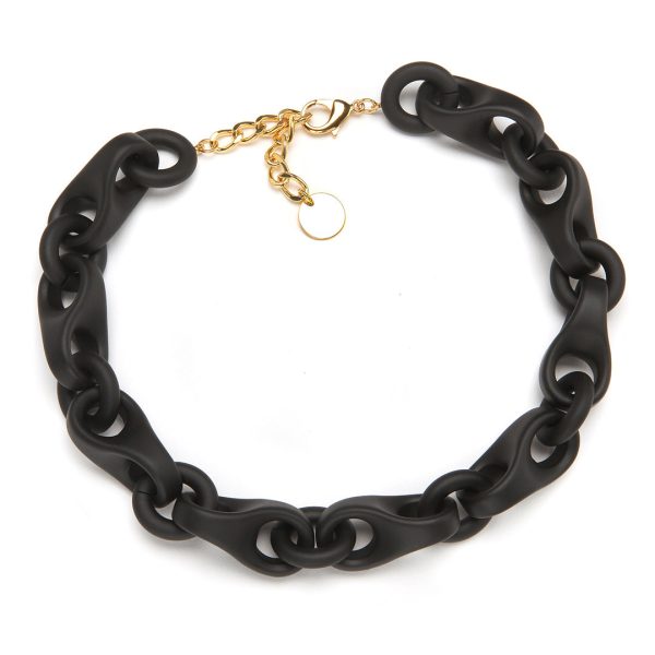 Audrey Barile Necklace Matte Black Fashion