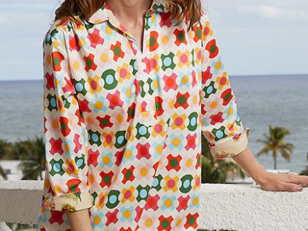 Vail Tunic - Colorful Geometric Pattern Hot on Sale