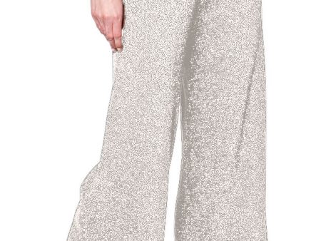 Trina Wide Leg Shimmery Pants - Gold Ecru Online Sale