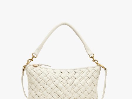 Petit Moyen Messenger Bag - Cream Puff Woven Sale